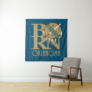 BORN Oklahoma  Tapestry
