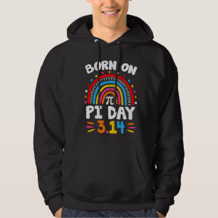 Born on Pi Day Birthday 2022 Happy Pi Day Math Tea Hoodie