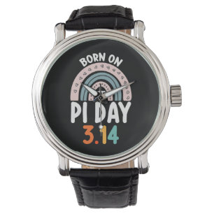 Born On Pi Day Birthday Math Funny Watch