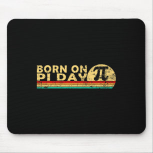 Born On Pi Day March 14 Math Equations Sunset Geek Mouse Pad