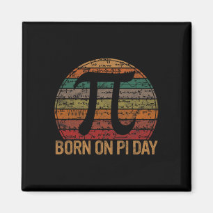Born On Pi Day Math Equations Sunset Gift Geek Bir Magnet