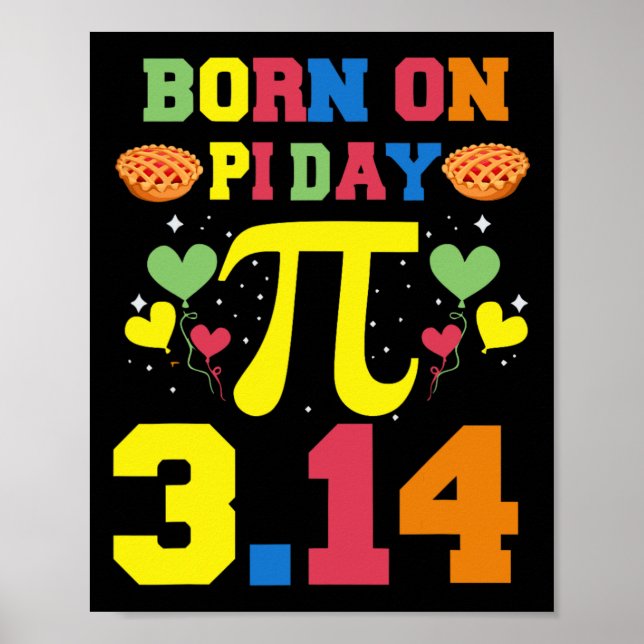 Born On Pi Day  Poster (Front)