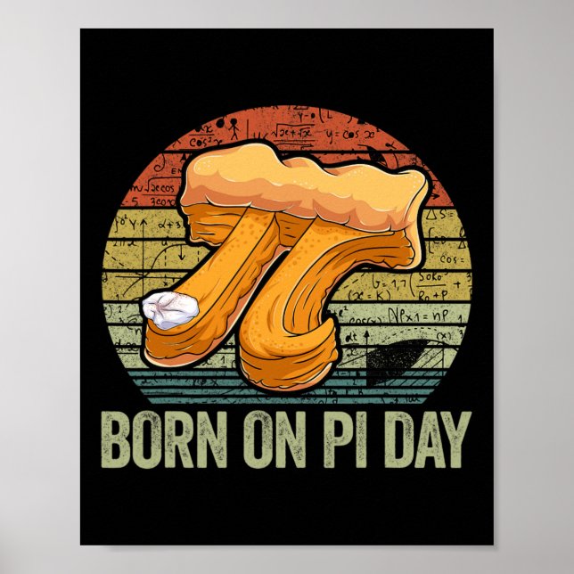 Born On Pi Day Shirt3  Poster (Front)