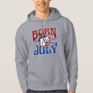 BORN ON THE 4TH OF JULY HOODIE