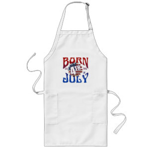 BORN ON THE 4TH OF JULY LONG APRON