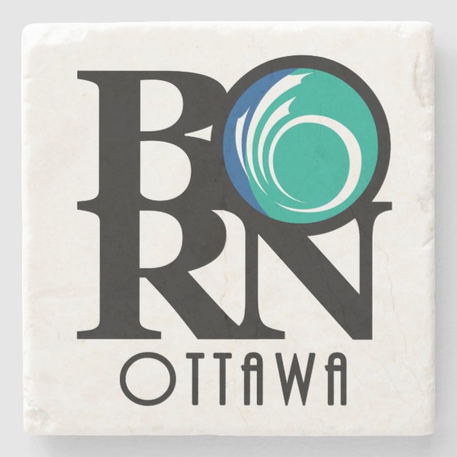 BORN Ottawa Stone Coaster (Front)