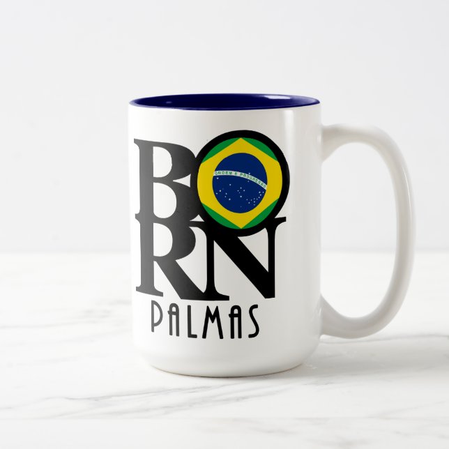 BORN Palmas 11oz Two-Tone Coffee Mug (Right)
