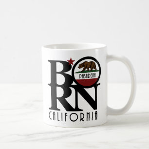 BORN Pasadena California 11oz Coffee Mug