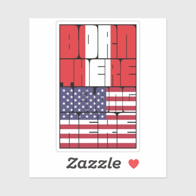 Born Peru Belong American (Sheet)