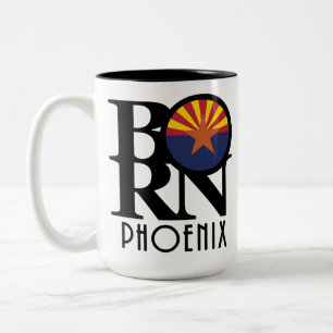 BORN Phoenix Arizona 15oz Two-Tone Coffee Mug
