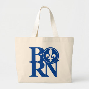 BORN Quebec Large Tote Bag