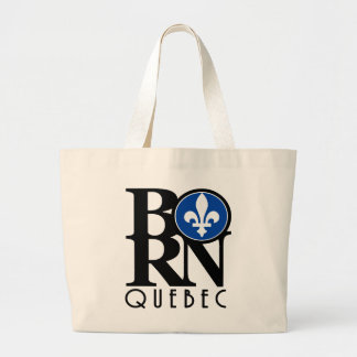 BORN Quebec Large Tote Bag