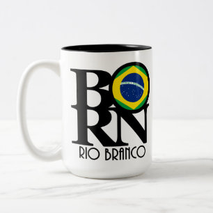 BORN Rio Branco 15 oz Two-Tone Coffee Mug