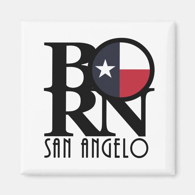BORN San Angelo Magnet (Front)