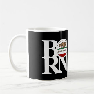 BORN San Francisco 11oz Black Coffee Mug