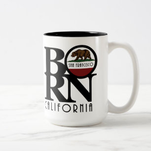 BORN San Francisco 15oz Two-Tone Coffee Mug