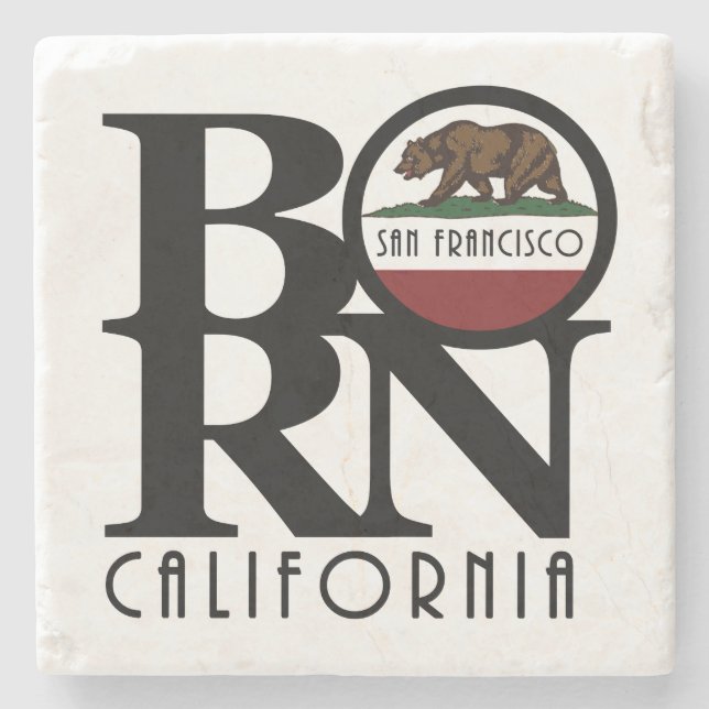 BORN San Francisco Stone Coaster (Front)
