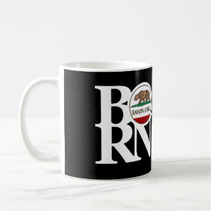 BORN Santa Cruz 11oz Black Coffee Mug