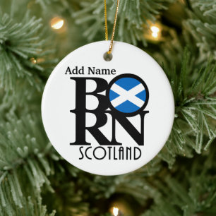 BORN Scotland Customisable Ornament