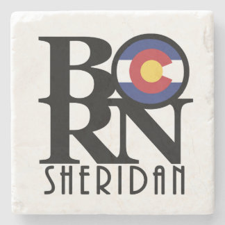 BORN sheridan Colorado Stone Coaster