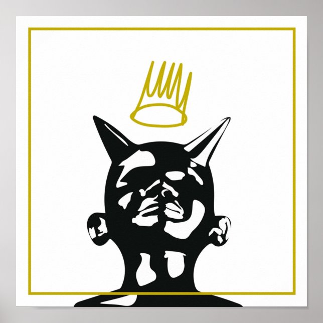 born sinner minimal album cover poster (Front)