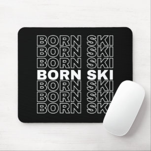 born ski mouse pad design