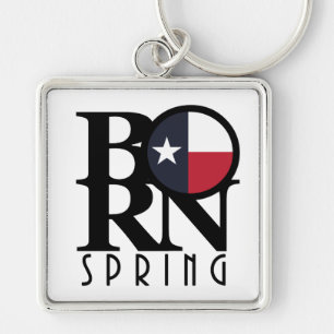 BORN Spring Texas Key Ring