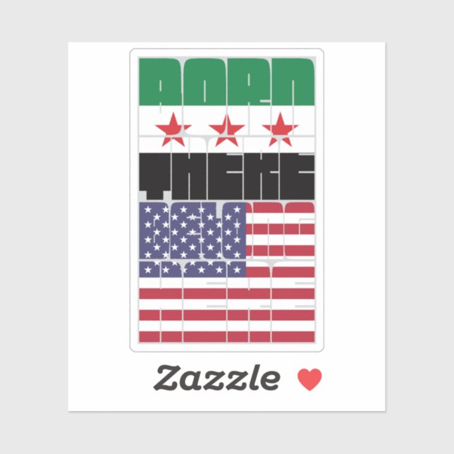 Born Syria Belong American (Sheet)