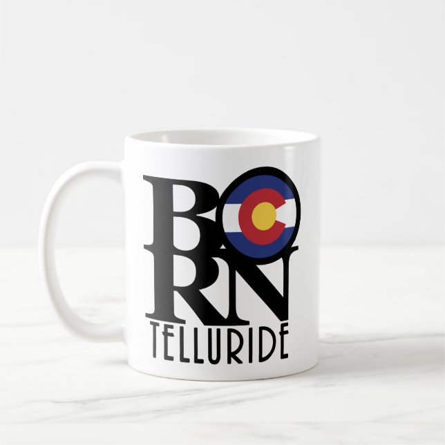 BORN Telluride 11oz Coffee Mug (Left)