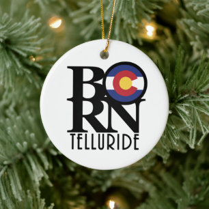BORN Telluride Ceramic Ornament