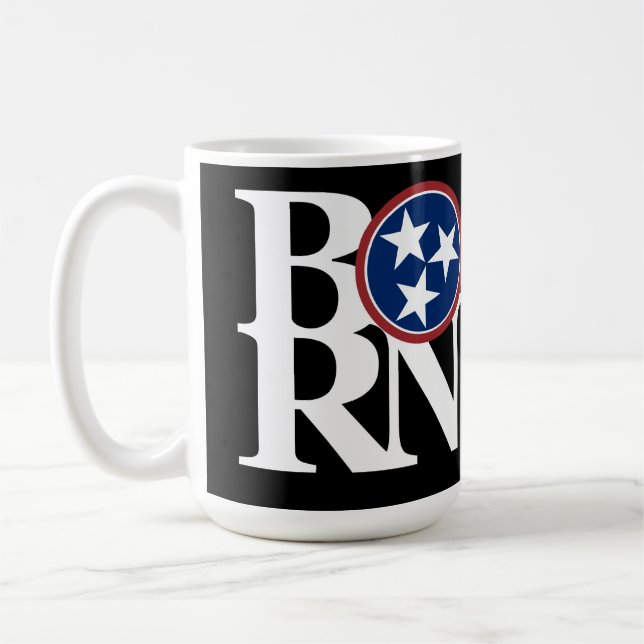 BORN Tennessee 15oz Mug Black (Left)