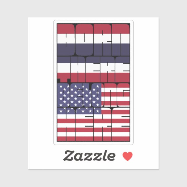 Born Thailand Belong American (Sheet)