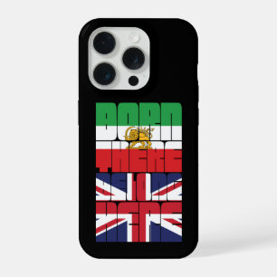 Born There Belong Here British Iranian Design iPhone 15 Pro Case