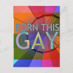 Born This Gay Postcard