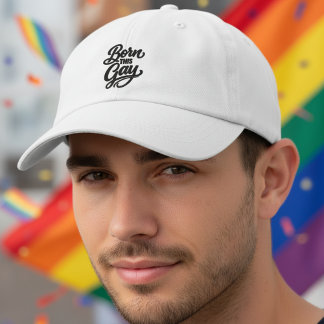 Born This Gay Pride Embroidered Hat