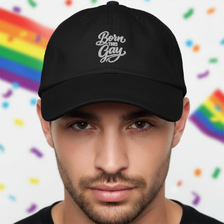 Born This Gay Pride Embroidered Hat