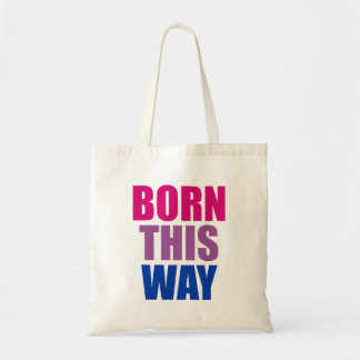 Born This Way Bisexual Bi Pride LGBTQ Tote Bag