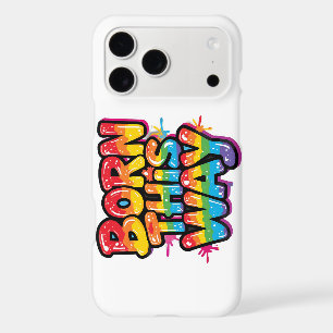 Born This Way – Bold Rainbow Pride Quote for LGBTQ