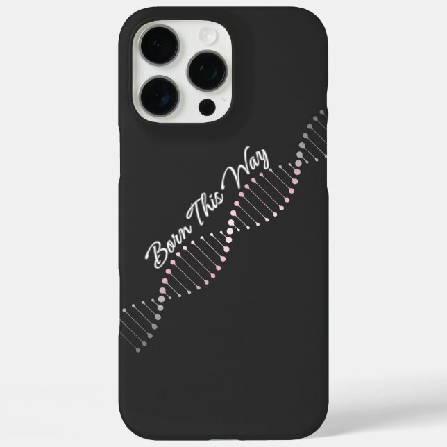 Born This Way Demigirl - Demi Pride DNA  Case-Mate iPhone Case (Back)
