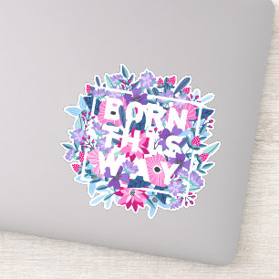 Born This Way Floral Bi Pride