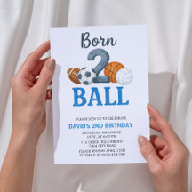 Born To Ball Sports Second Birthday 