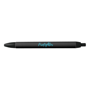 Born To Be A Firefighter Funny Gift Black Ink Pen