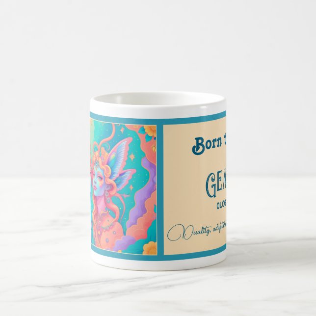 Born to be a Gemini Coffee Mug (Center)