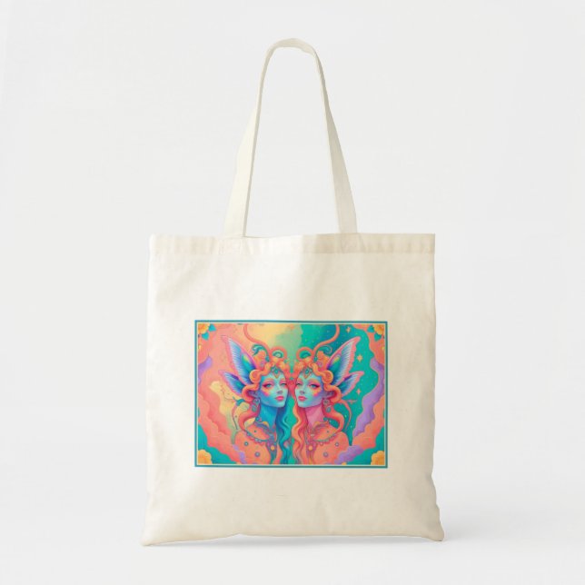 Born to be a Gemini Tote Bag (Front)