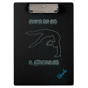 Born to be a Gymnast Sketch Clipboard