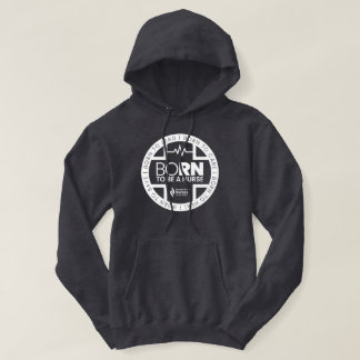 Born To Be A Nurse Dark Coloured Hoodie