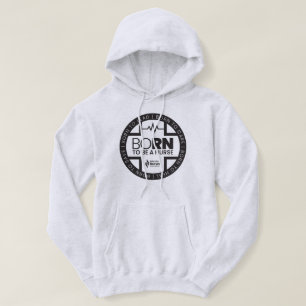 Born To Be A Nurse Light Coloured Hoodie