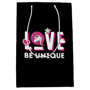 Born to Be a Unicorn Magical Fantasy Animal Medium Gift Bag