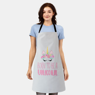 Born to Be a Unicorn Magical Fantasy      Apron