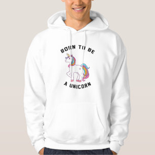 Born to Be A Unicorn T-Shirt_ Vintage Cute Lovely  Hoodie